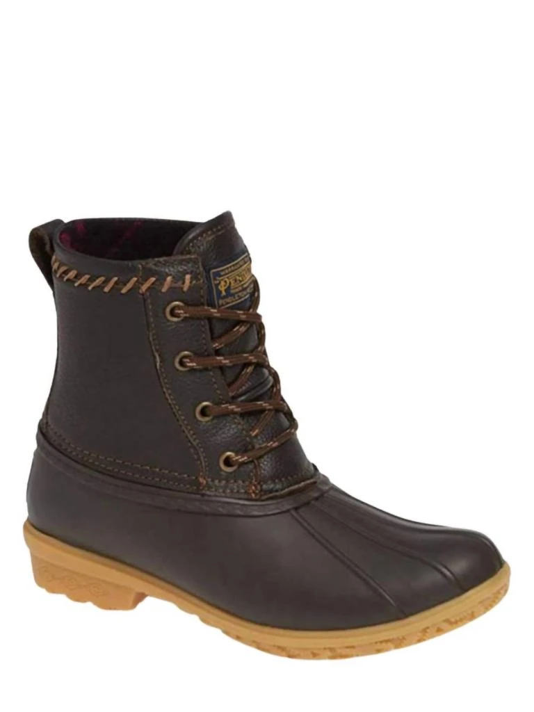 Pendleton Women's Leather Upper Short Duck Boot 1