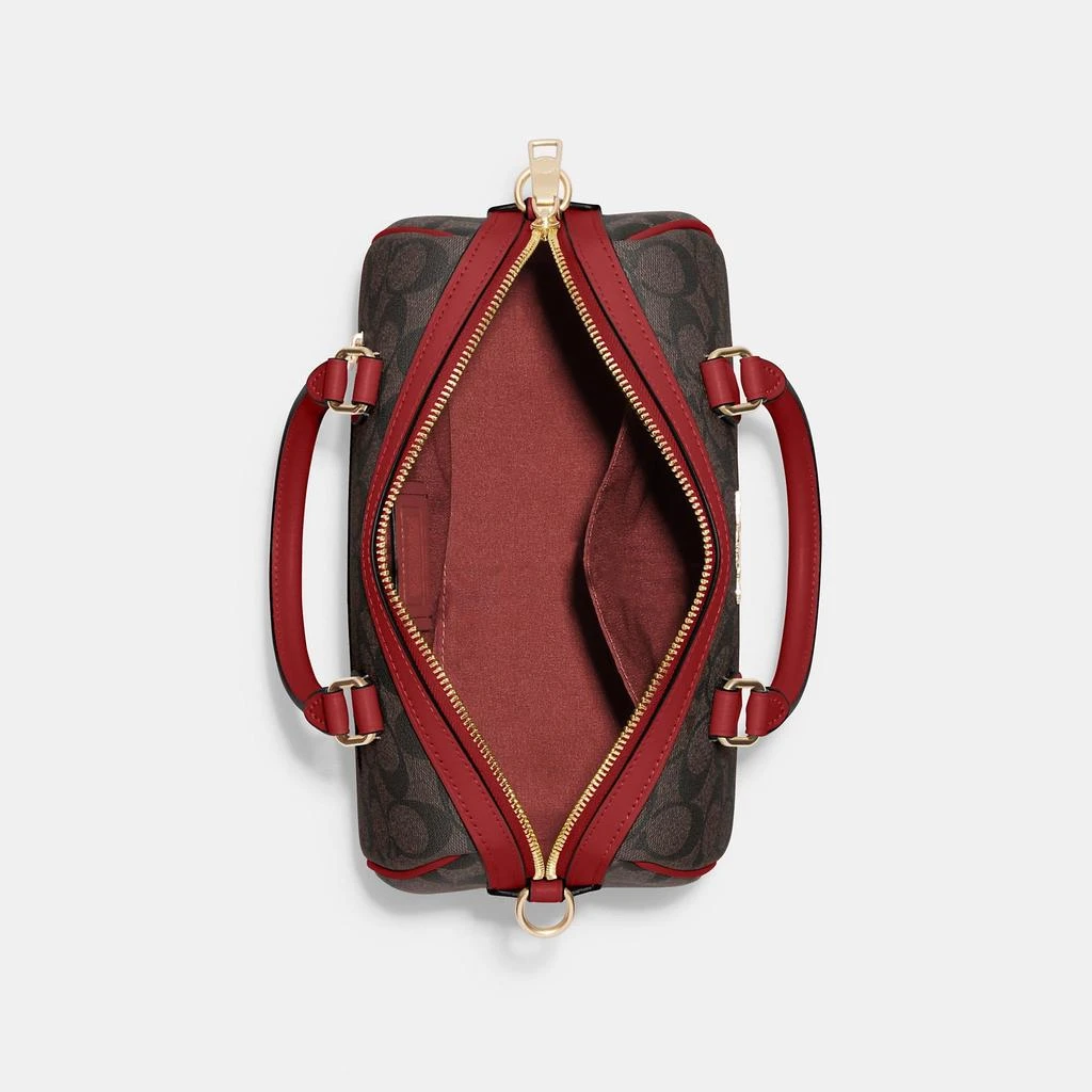 Coach Rowan Satchel In Signature Canvas 5