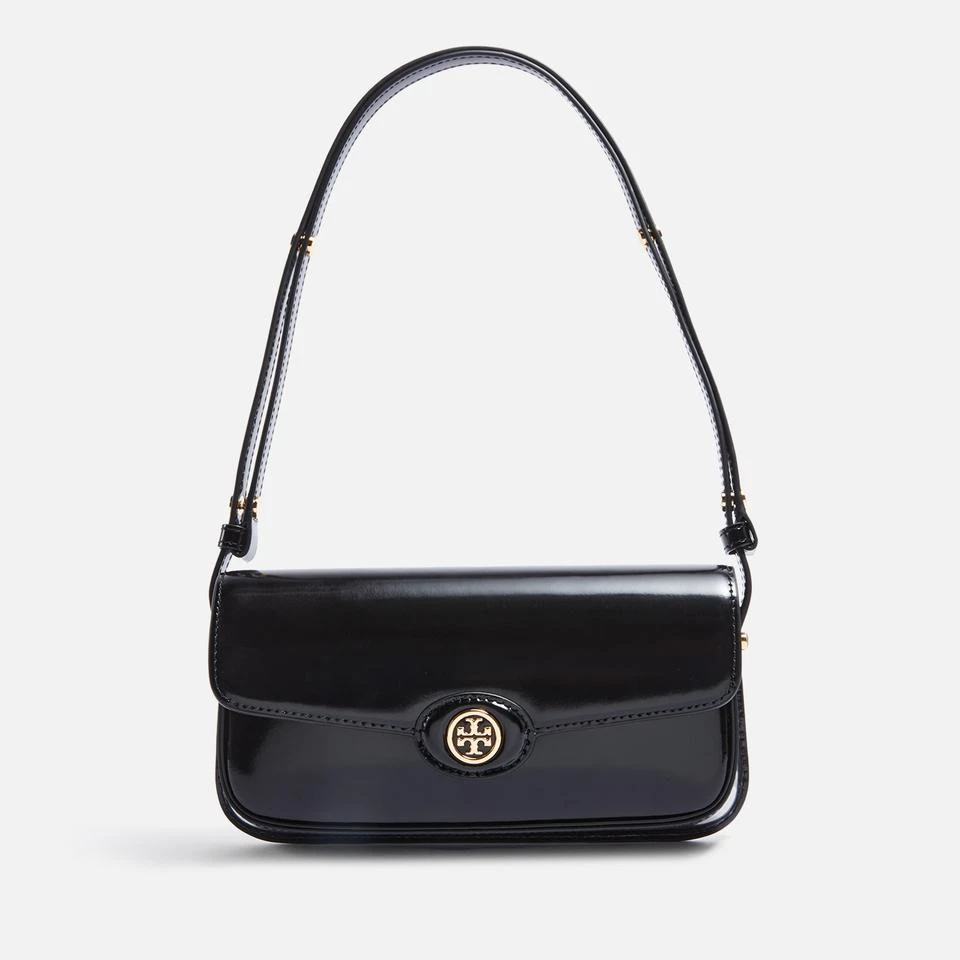Tory Burch Tory Burch Robinson Spazzolato Patent Leather Shoulder Bag 1