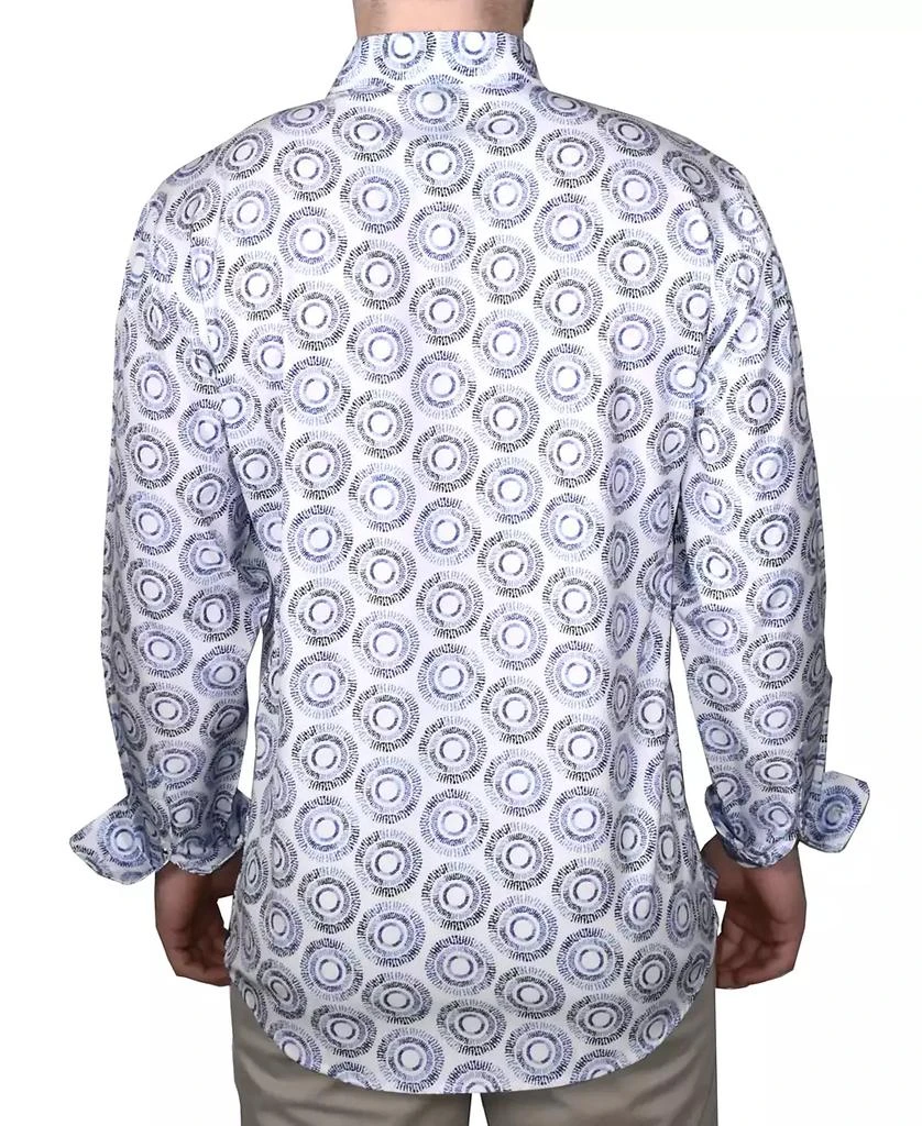 Vintage 1946 Men's Printed Long-Sleeve Woven Shirt 2