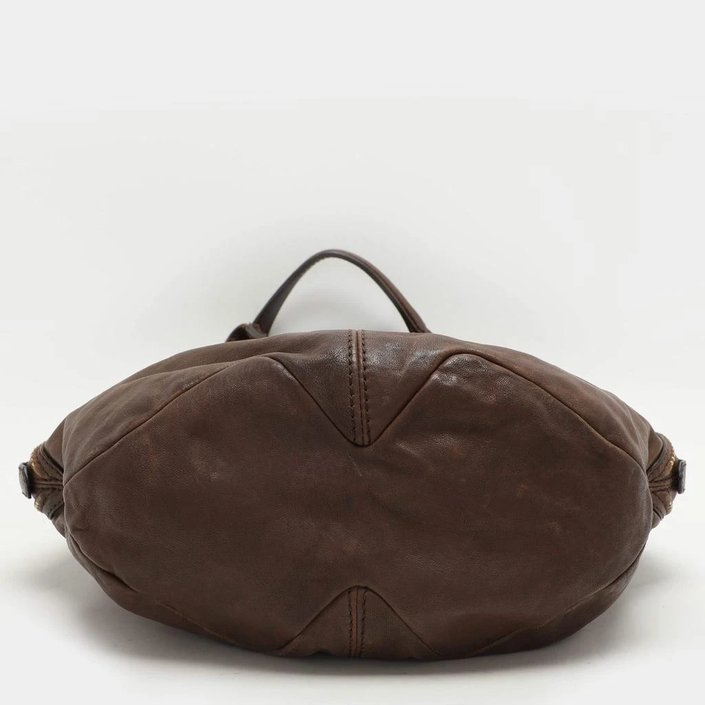 Givenchy Givenchy Brown Textured Leather Small Tinhan Hobo Bag 9