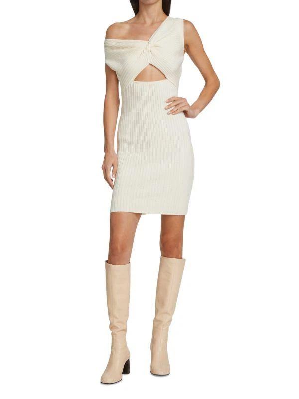 Anna Quan Zali One-Shoulder Minidress 7
