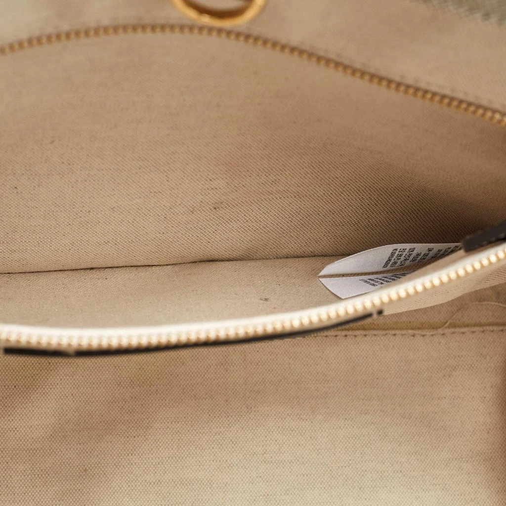 Burberry Burberry Black/Grey Canvas and Leather Medium Freya Tote 7