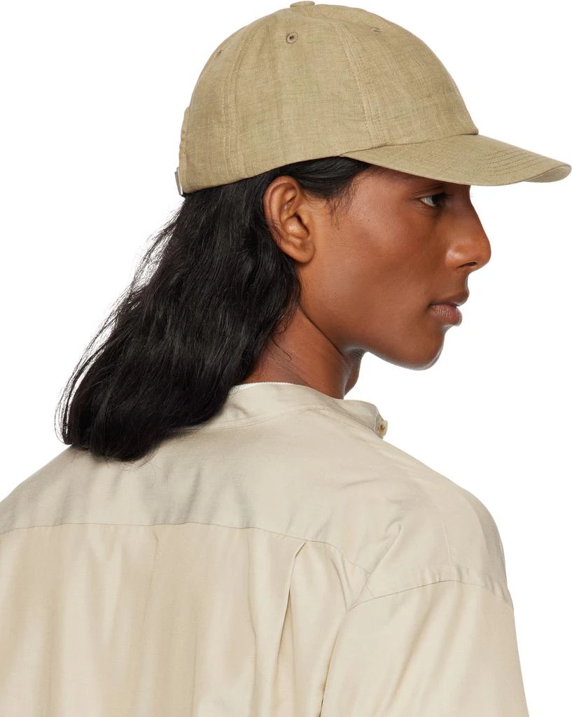 YLÈVE Khaki Kijima Takayuki Edition Linen Cap 3