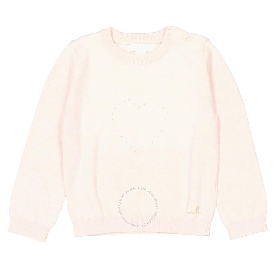 Marie Chantal Infant Perforated-Detail Two-Piece Heart Crawler Set