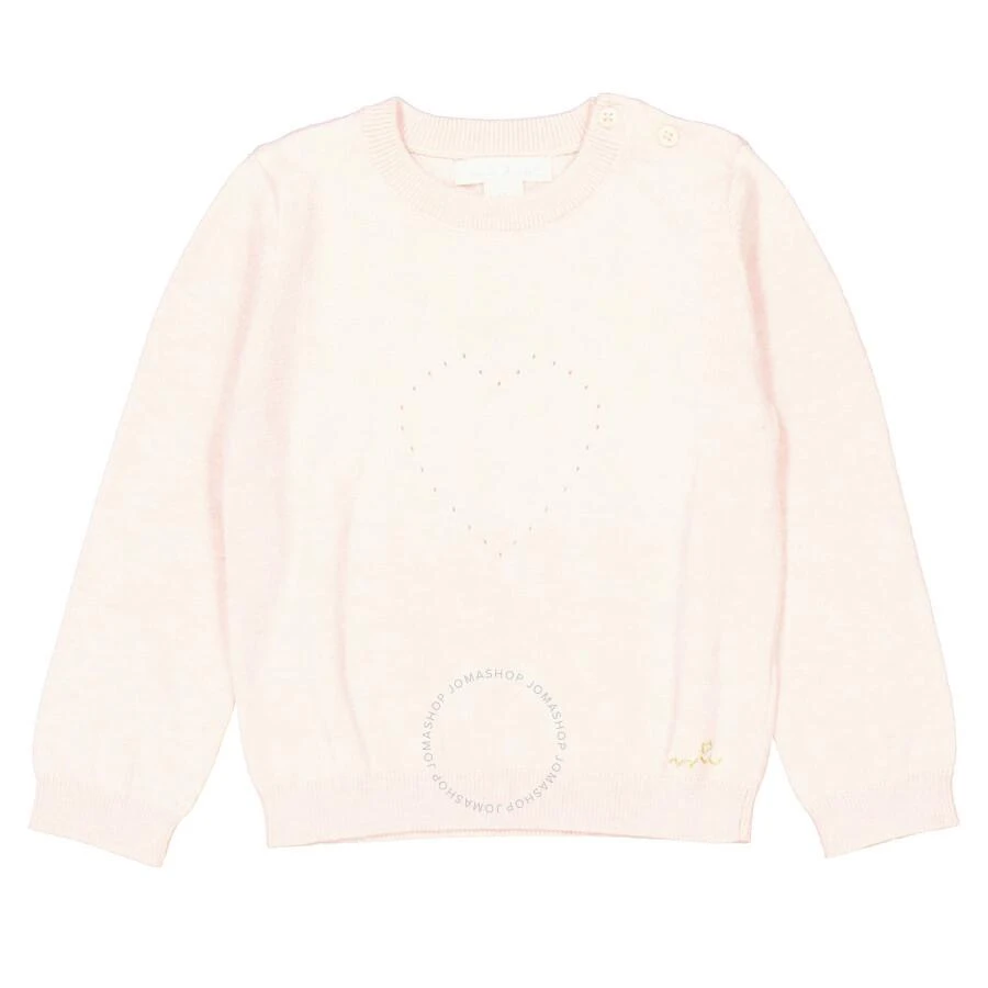 Marie Chantal Infant Perforated-Detail Two-Piece Heart Crawler Set 2