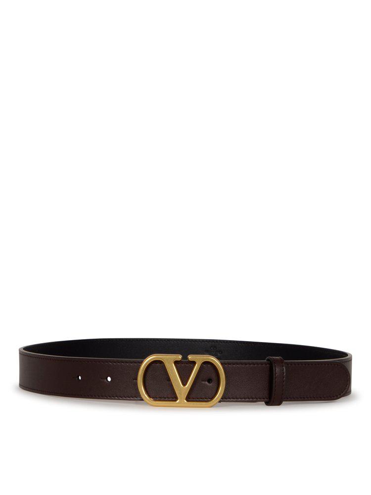 Valentino Valentino VLogo Signature Buckled Belt