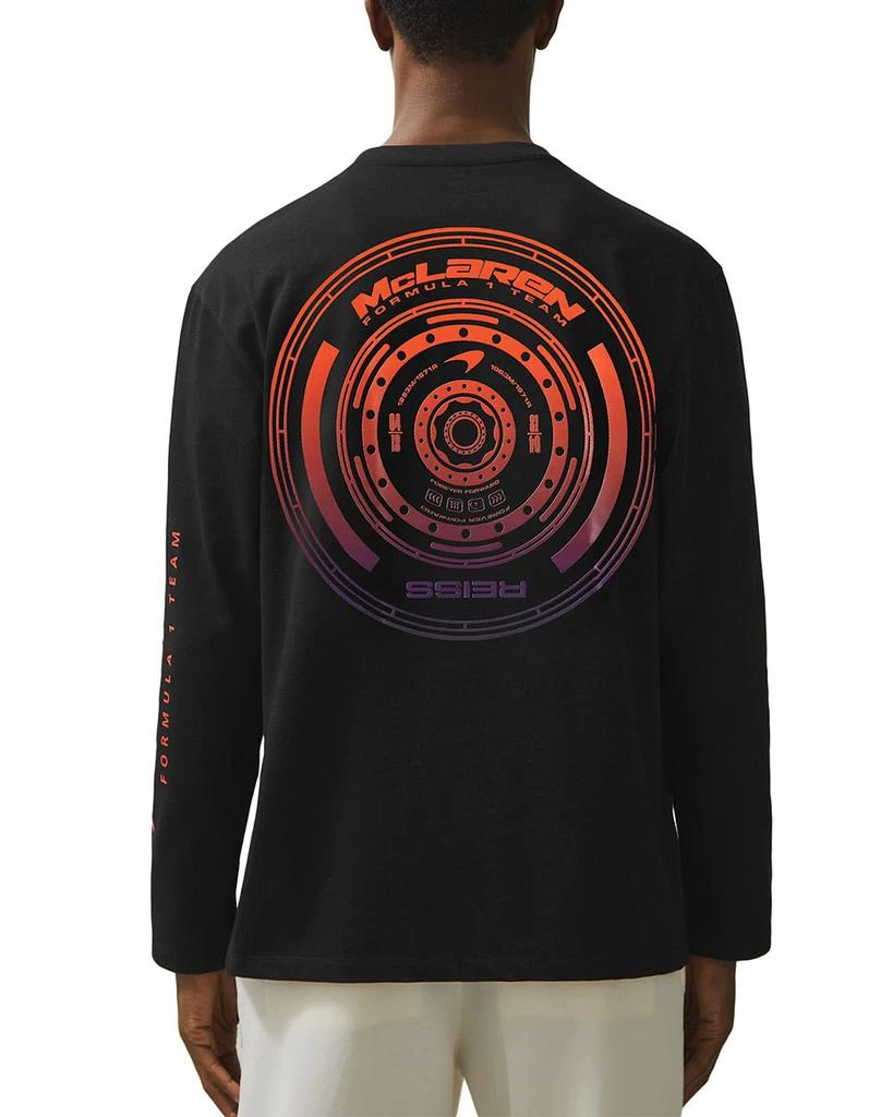 REISS McLaren Legacy Long Sleeve Graphic Tee 3