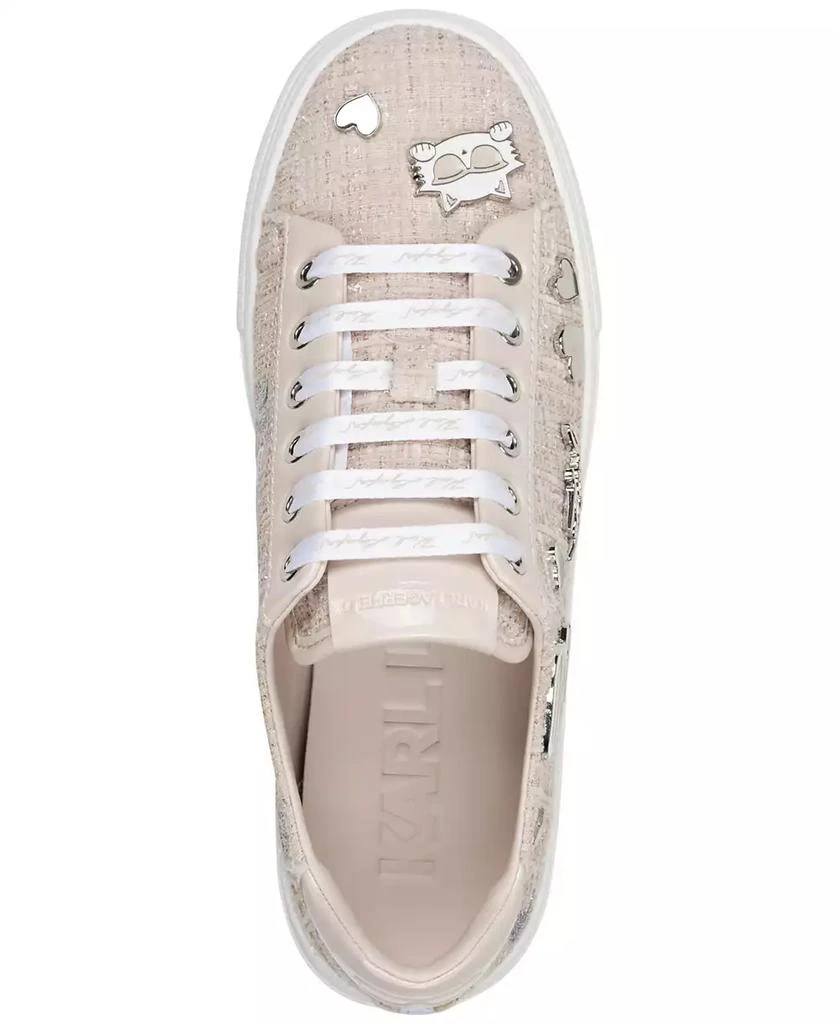 Karl Lagerfeld Paris Cate Pins Lace-Up Platform Sneakers 4