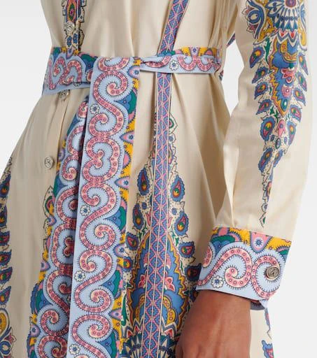 ETRO Printed cotton-blend shirt dress 5