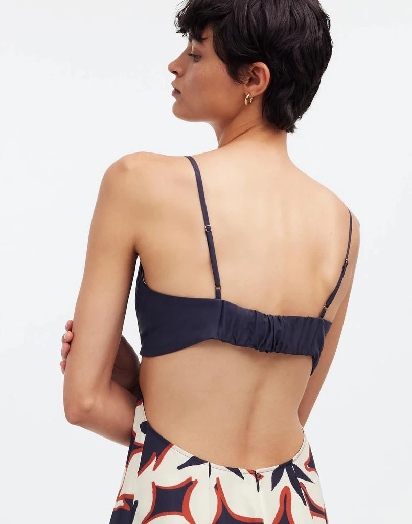 Madewell Open-Back Maxi Dress in Silk Floral 5