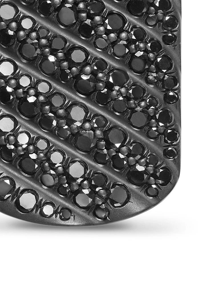 David Yurman Sculpted Cable Tag in Black Titanium 4