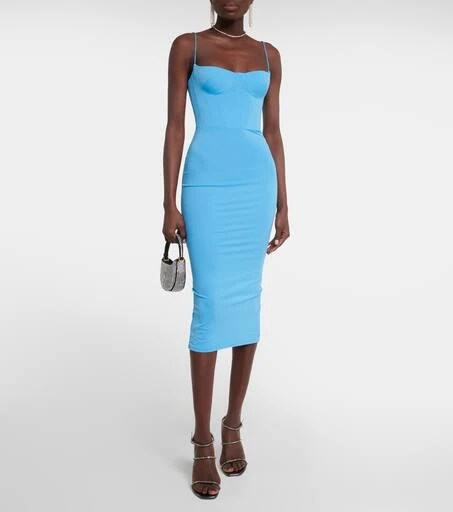 Alex Perry Lane corset midi dress 2