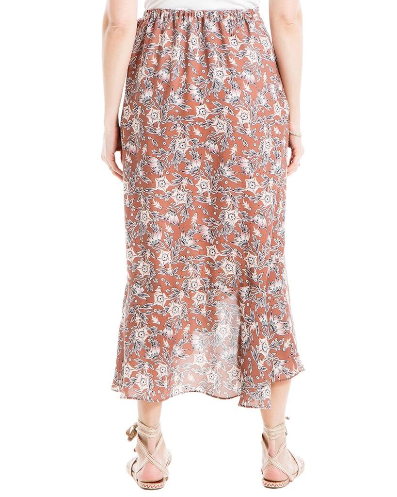 Max Studio Max Studio Crepe Maxi Ruffle Skirt