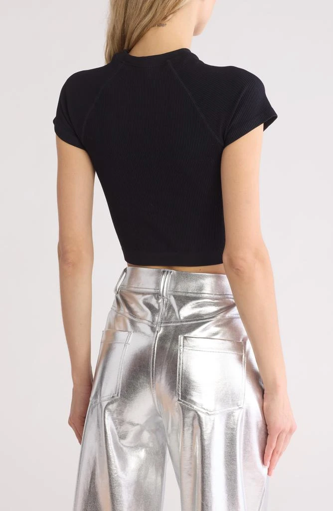 ASOS Crewneck Ribbed Baby Tee 2