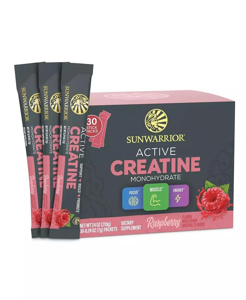 Sunwarrior US Active Creatine Raspberry 210g Pop Box (30 ct)