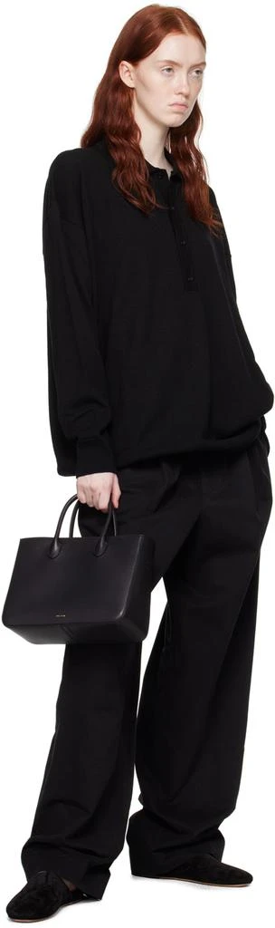 The Row Black Small E/W Day Luxe Tote 4