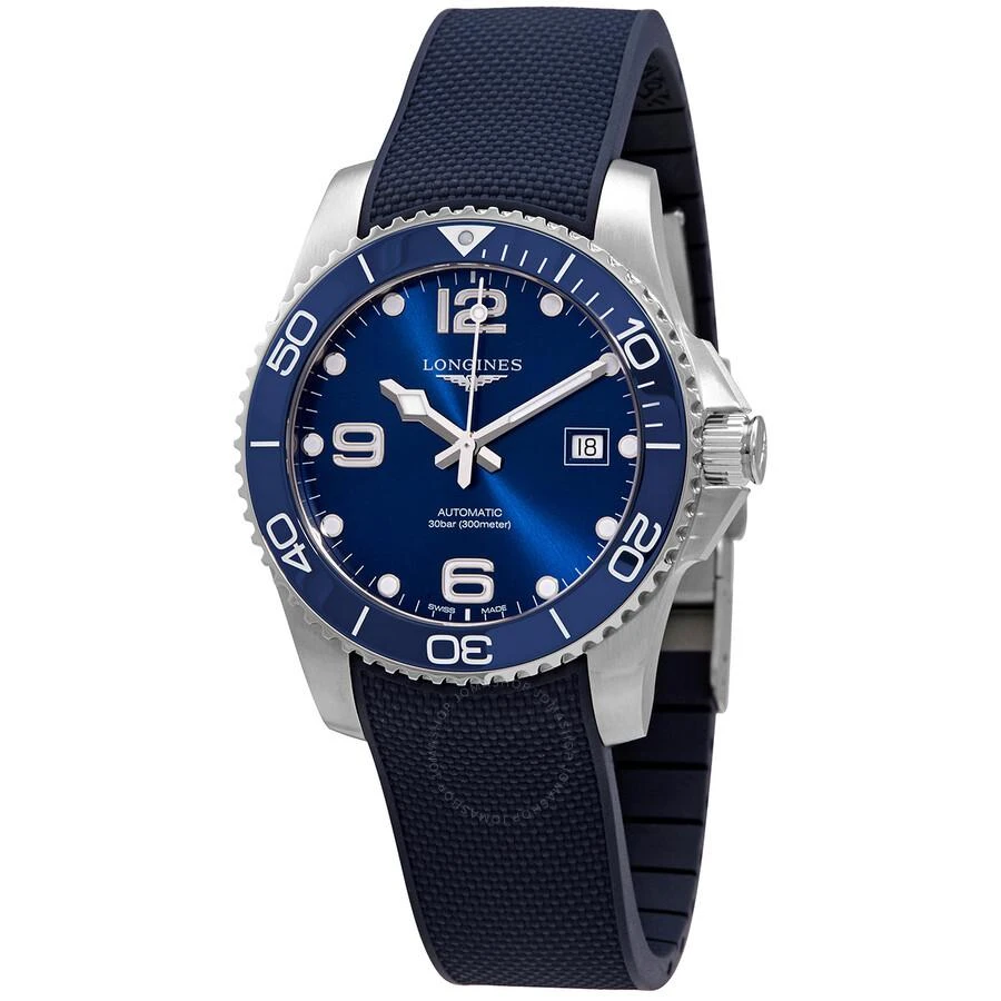 Longines Hydroconquest Automatic Blue Ceramic Bezel 41 mm Men's Watch L37814969 1