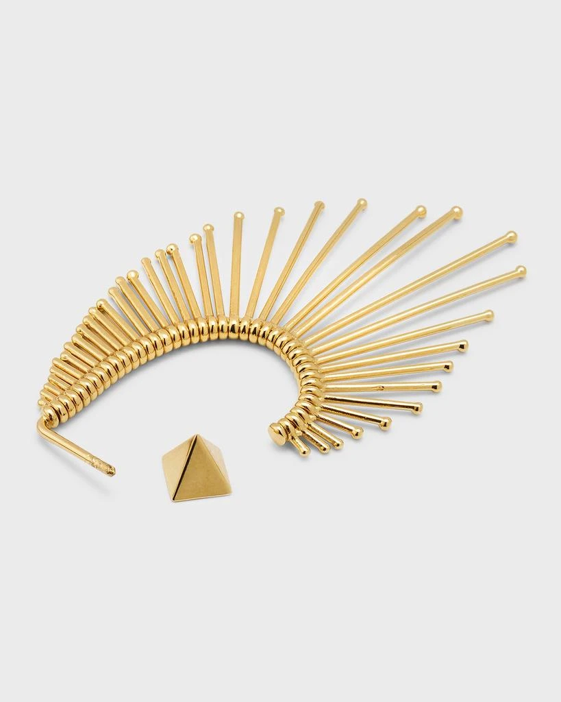 Peruffo 18K Yellow Gold Slide Pendant Midi Earring 4