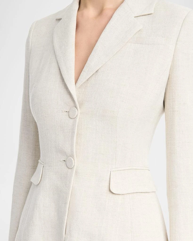 Altuzarra Fenice Slim Linen-Cotton Blazer 6