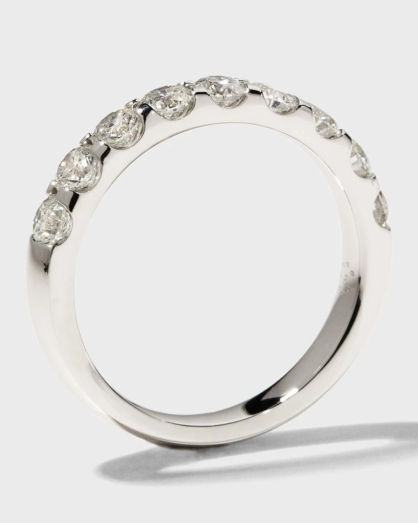 Memoire Platinum 9 Round Diamond Ring, Size 6, 1.00tcw 4