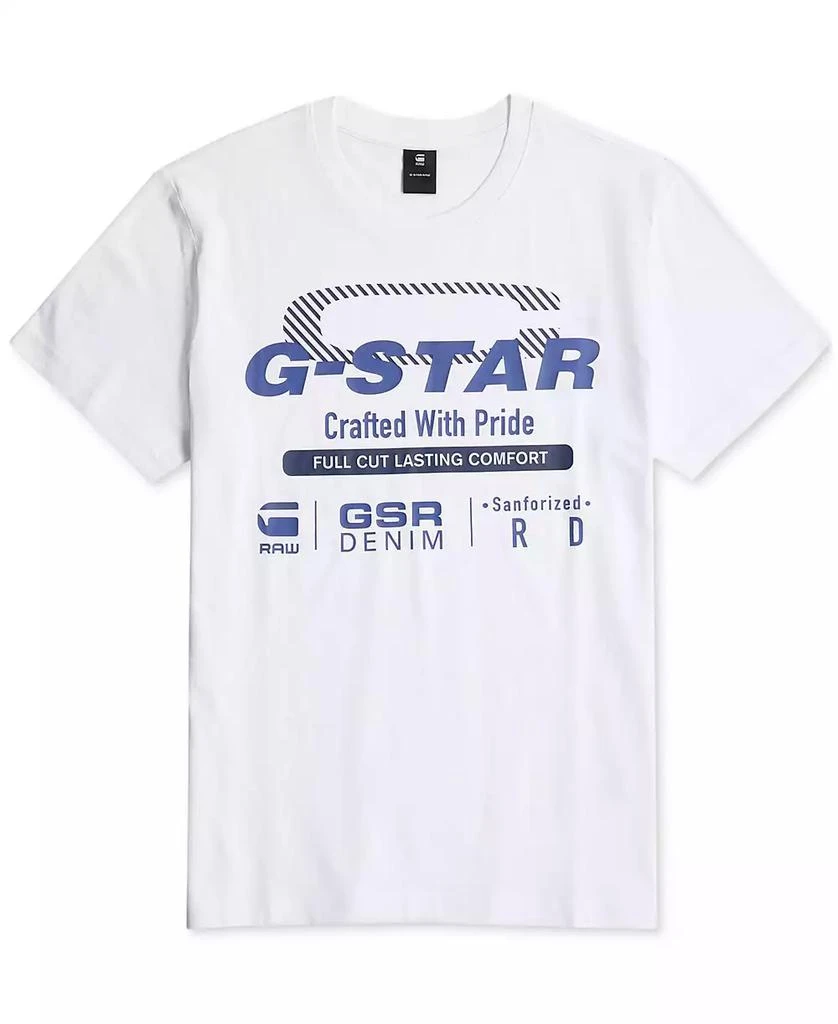 G-Star Raw Men's Straight-Fit Logo Graphic T-Shirt 6