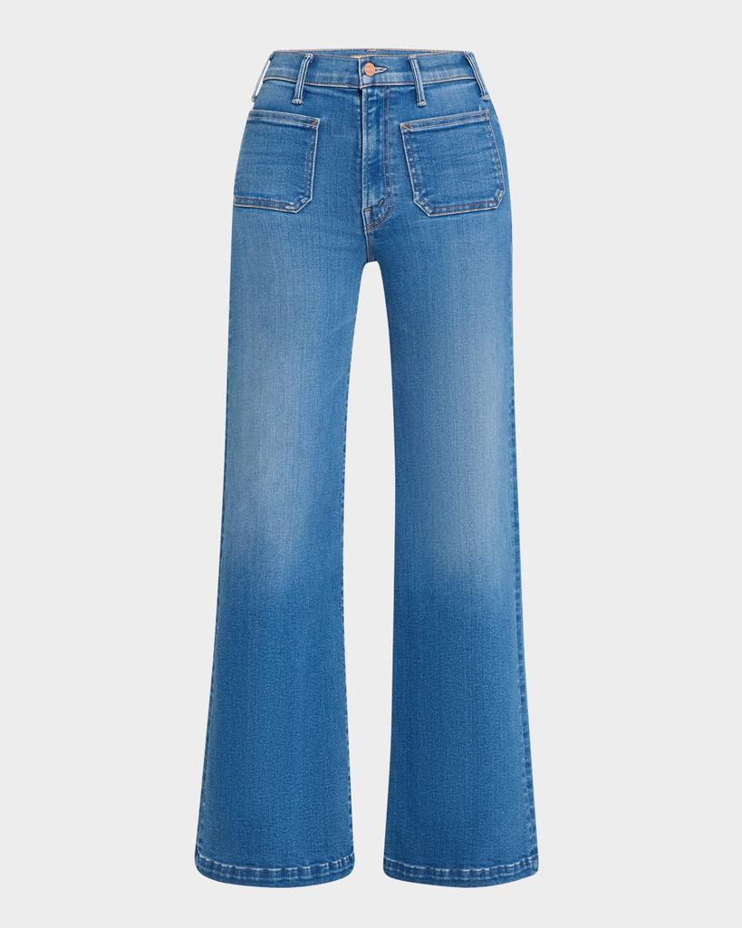 MOTHER The Hustler Roller Patch Pocket Sneak Jeans