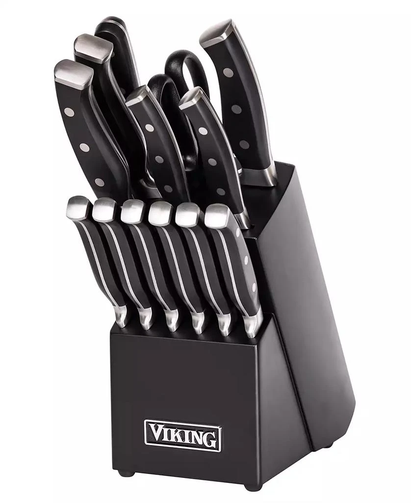 VIKING 14 Piece Forged Cutlery Block Set 1