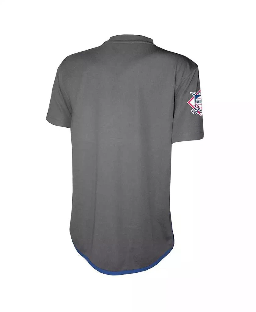 Stitches Men's Charcoal New York Yankees Team V-Neck Jersey 2