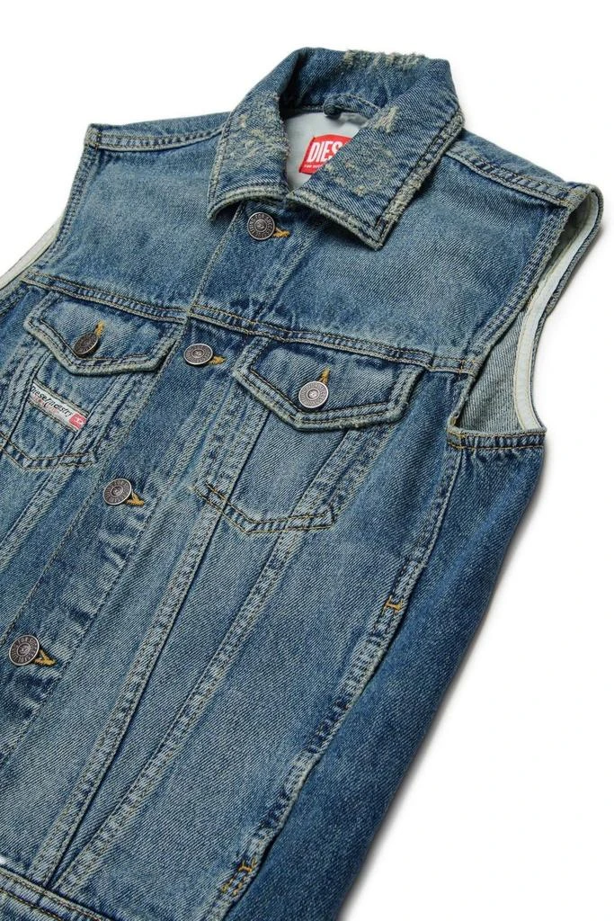 Diesel Diesel Kids Sleeveless Denim Jacket 3