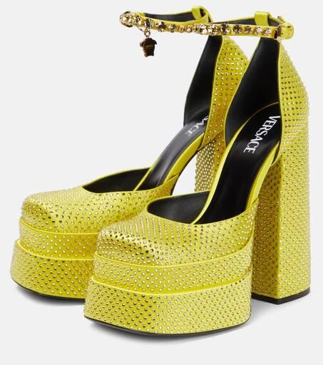 Versace Medusa Aevitas embellished platform pumps 5