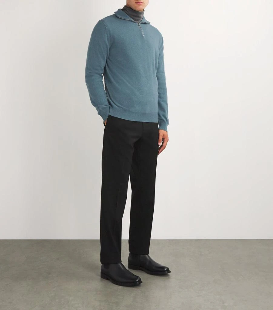 CO Cashmere Quarter-Zip Sweater 2
