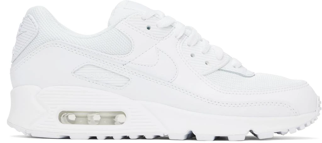NIKE White Air Max 90 Sneakers 1