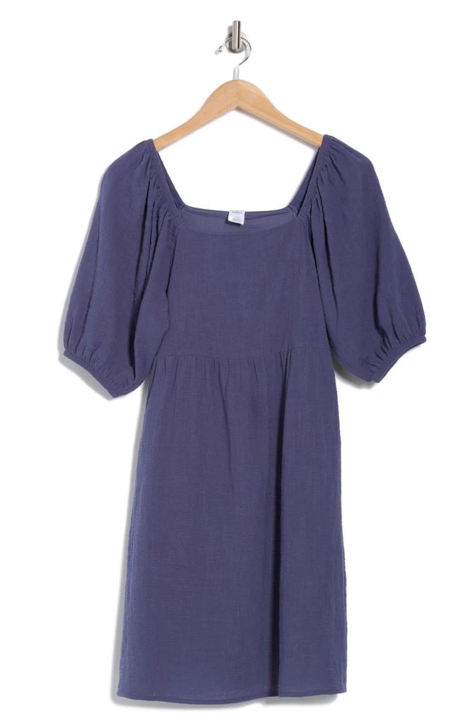 Melrose and Market Puff Sleeve Textured Dress 3