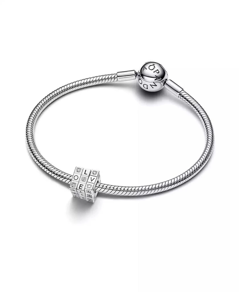 PANDORA Sterling Silver Moveable Toy Cube Charms 6