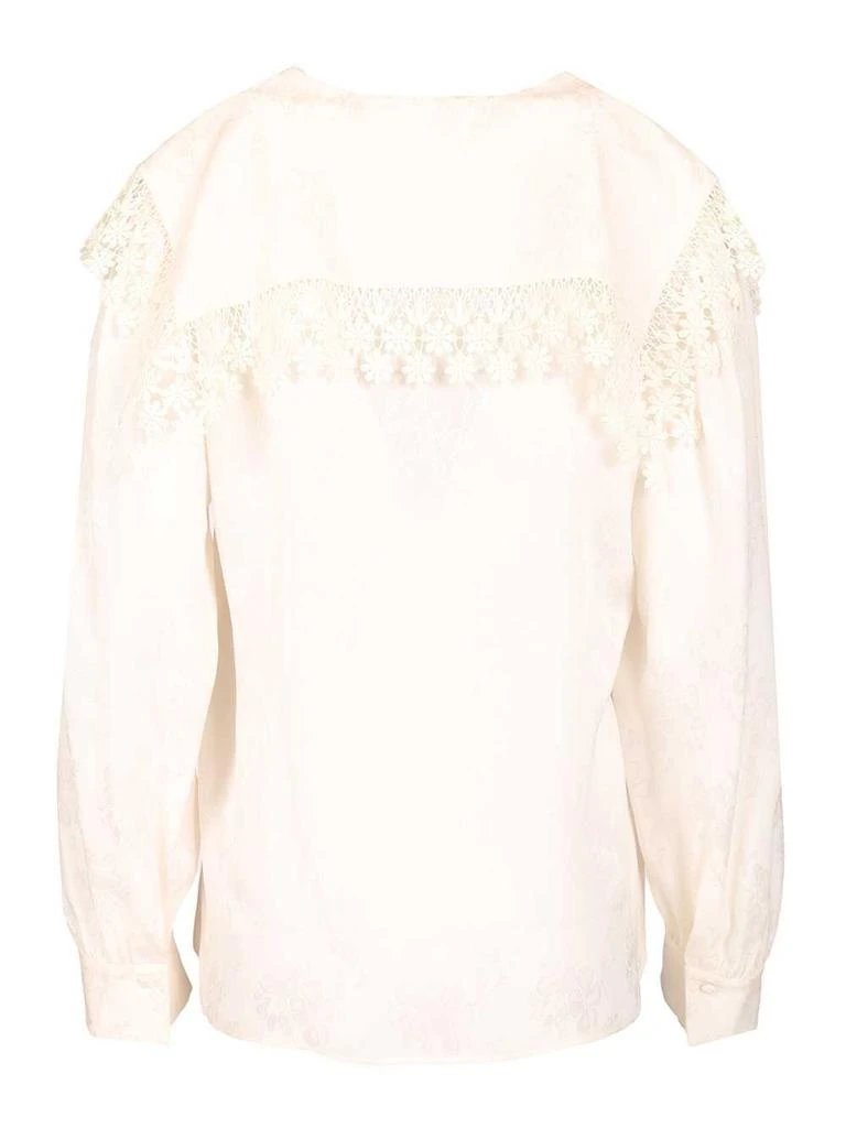 Chloé Chloé Maxi-Collar Lace Blouse 2