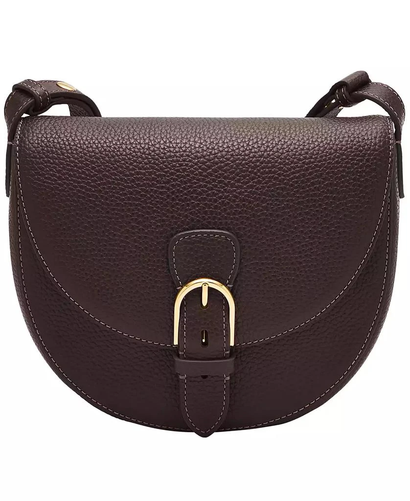 Fossil Everleigh Leather Small Flap Crossbody Bag 1