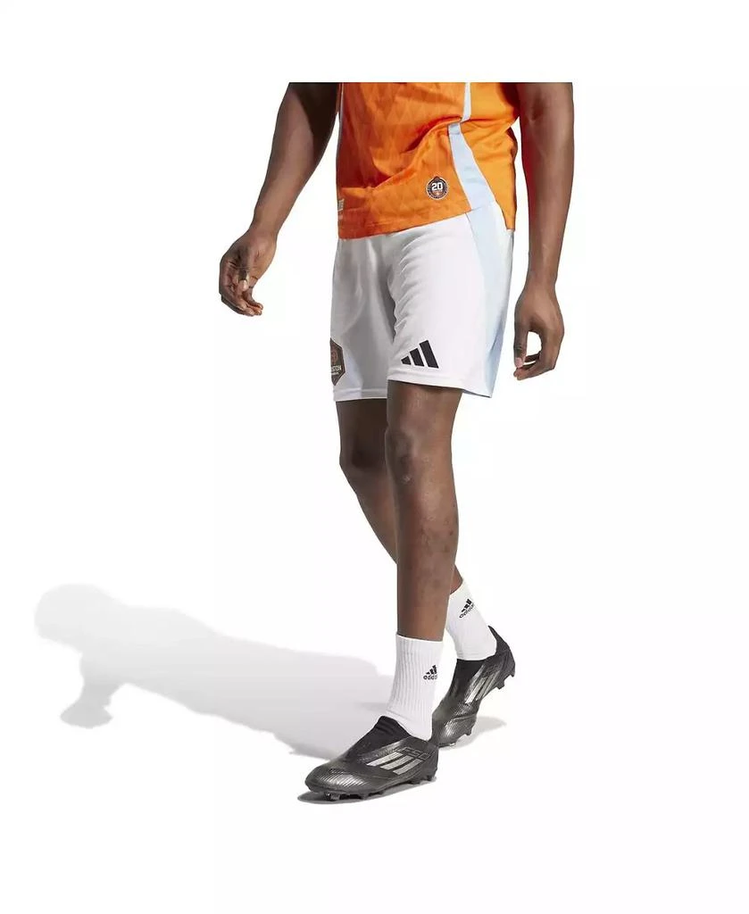 Adidas Men's White Houston Dynamo FC Home 2025 Season 20 Authentic Shorts 4