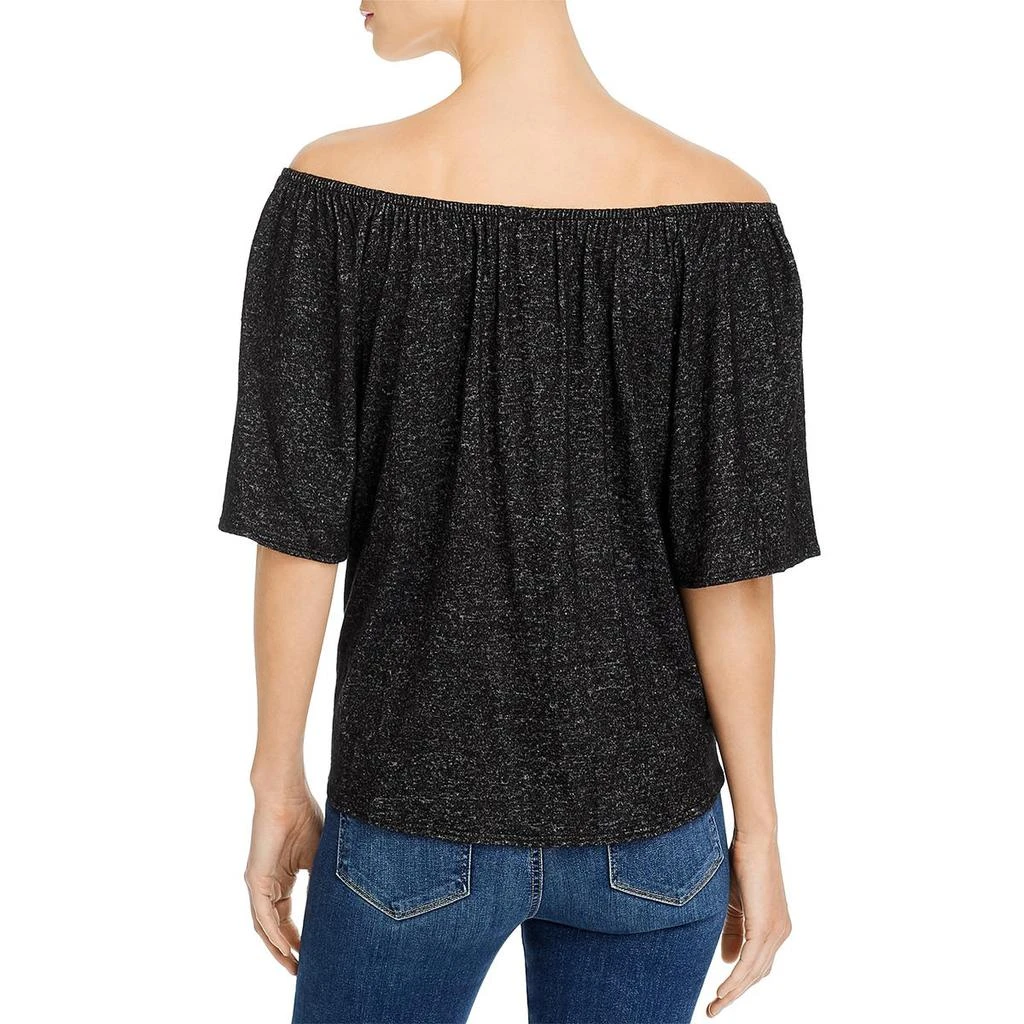 Kim & Cami Hatchi Womens Knit Off-The-Shoulder Blouse 2
