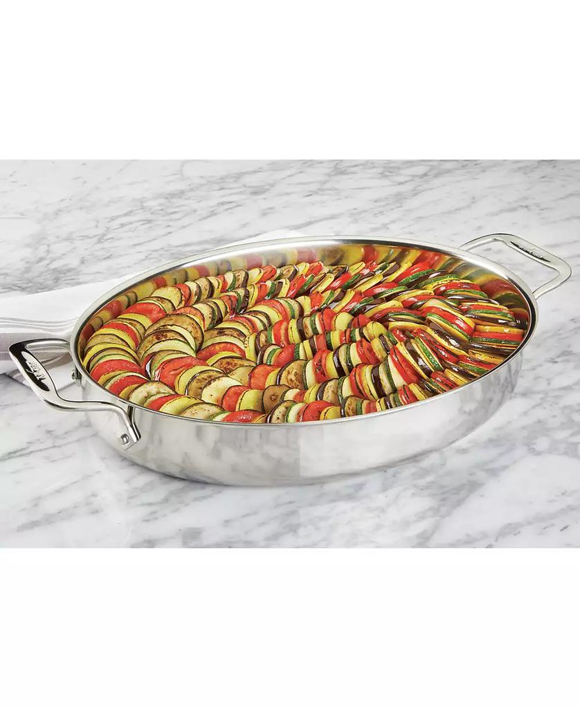 All-Clad Stainless Steel 15" Oval Baker & Pot Holder Set