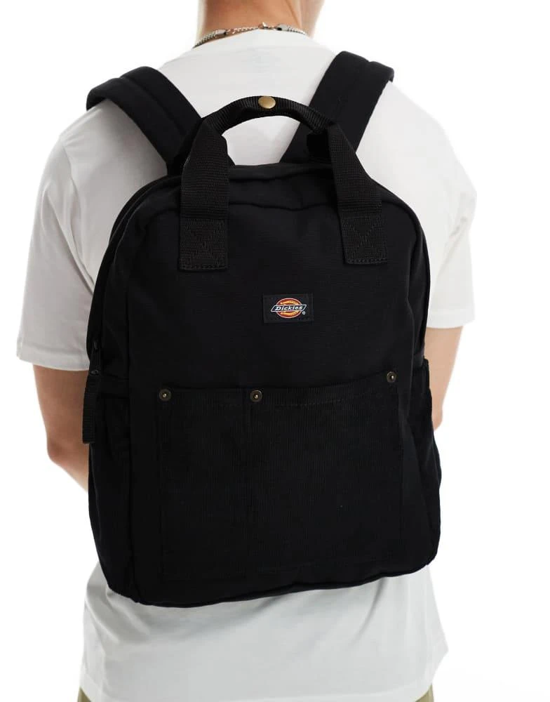DICKIES Dickies seasonal corduroy backpack in black 4