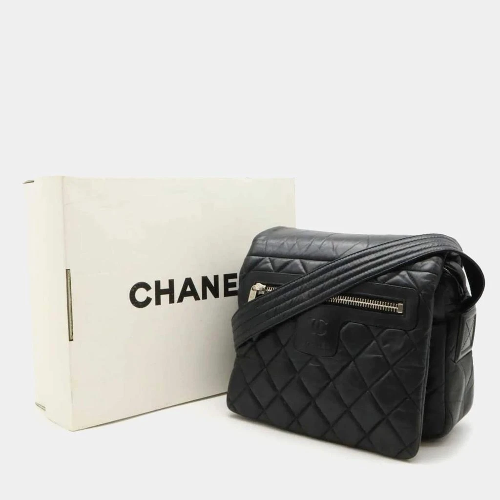 Chanel Chanel Black Leather Small Shoulder Bag 7