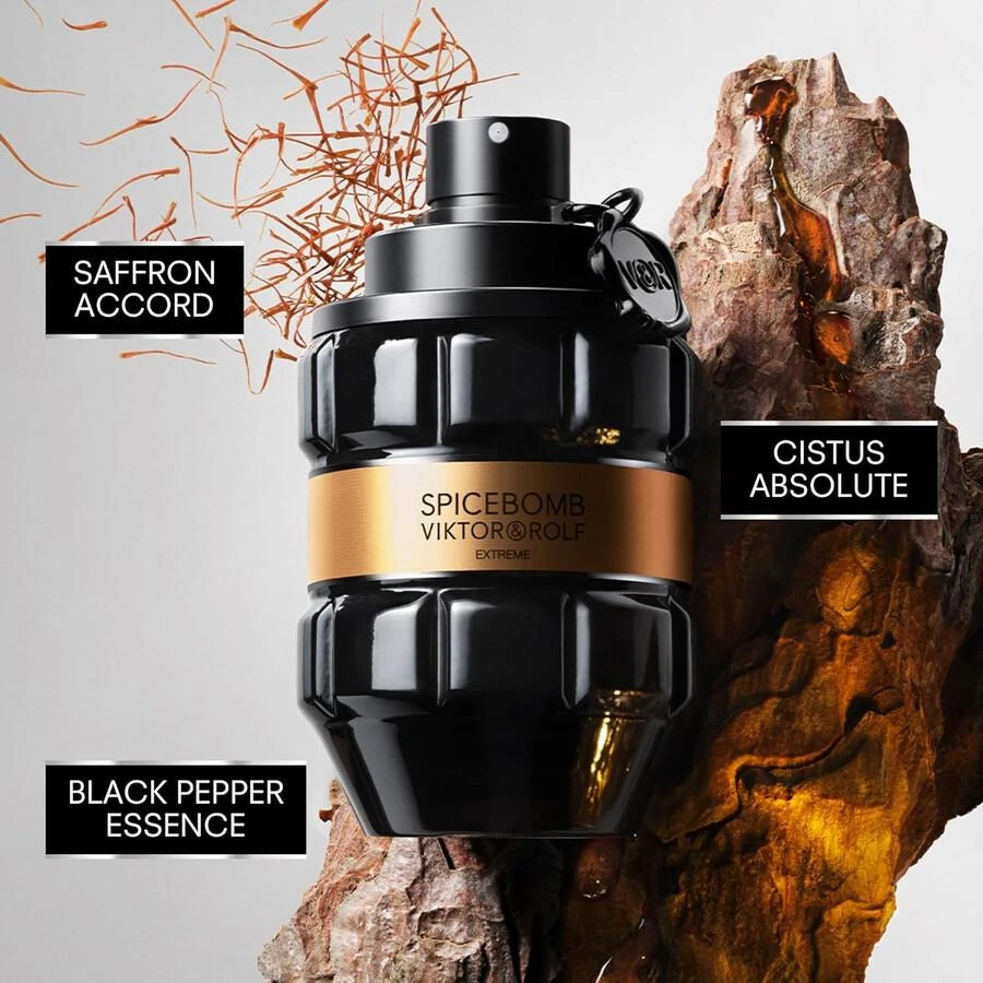 Viktor & Rolf Viktor & Rolf Men's Spicebomb Extreme EDP Spray 3.0 oz Fragrances 3614270659706 3