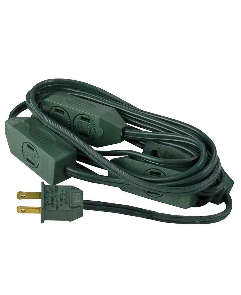 Northlight 9' Indoor Extension Power Cord with 9-Outlets and Foot Switch