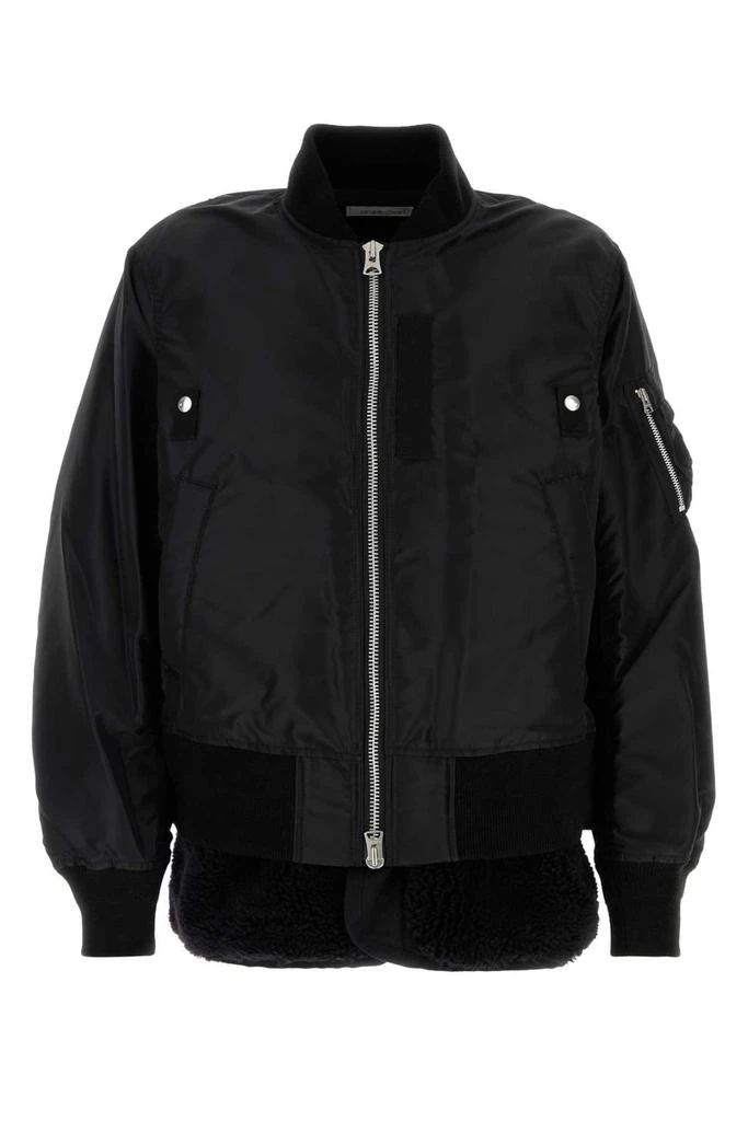 Sacai Sacai Buttoned Long-Sleeved Bomber Jacket 1