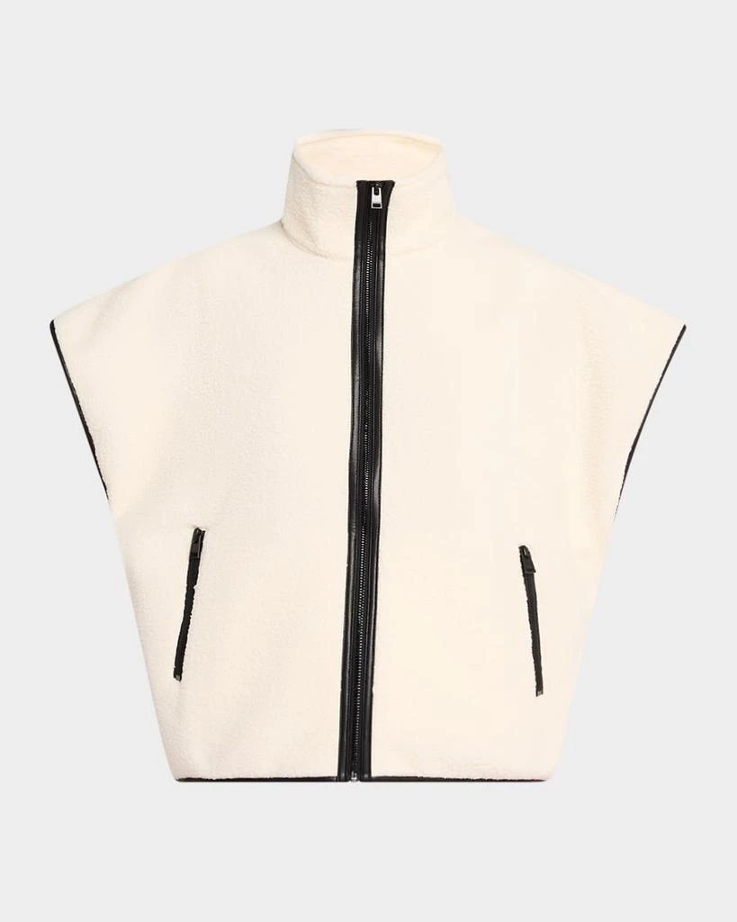 LaMarque Eudora Polar Fleece Short-Sleeve Jacket 1