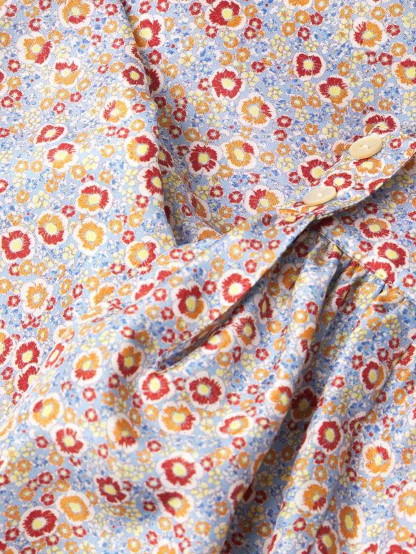 Rebecca Taylor Floral Belted Mini Silk Dress 4