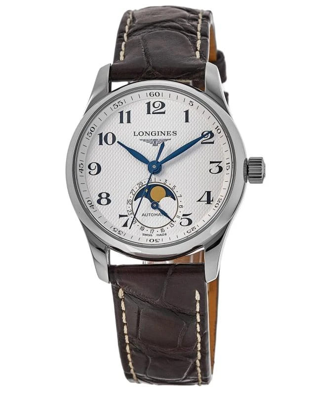Longines Longines Master Collection Automatic 34mm Silver Dial Leather Strap Women's Watch L2.409.4.78.3 1