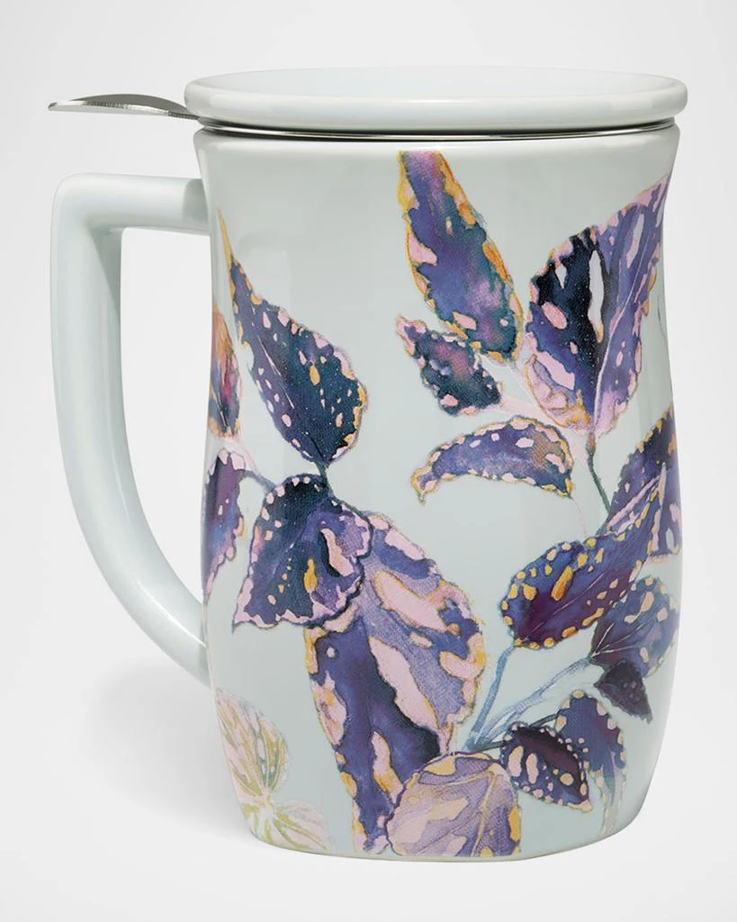 Tea Forte x The New York Botanical Garden Demoiselle Fiore Steeping Cup & Infuser, 14 oz. 1