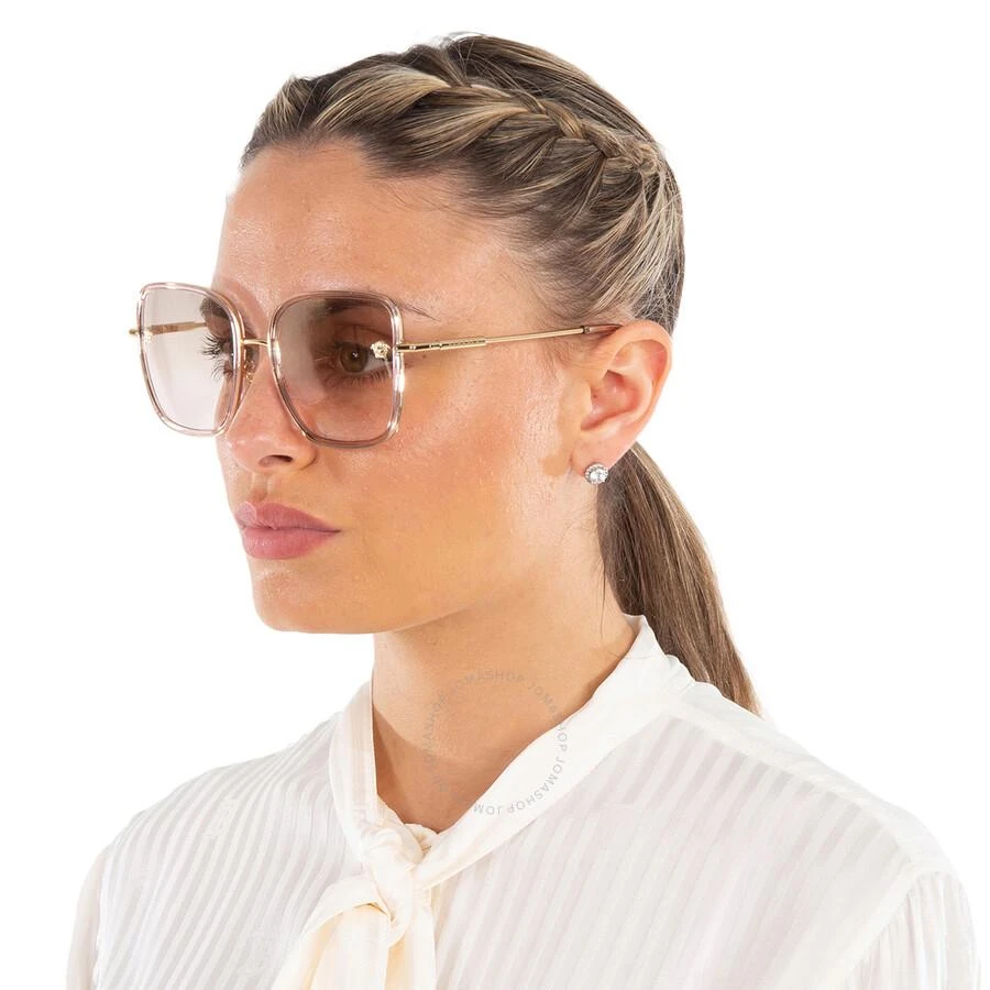 Versace Pink Mirror Gradient Square Ladies Sunglasses VE2247D 14837I 57 2